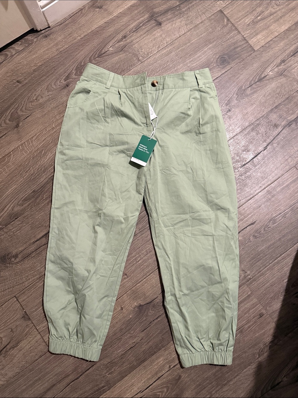 Light Green Jogger Pants